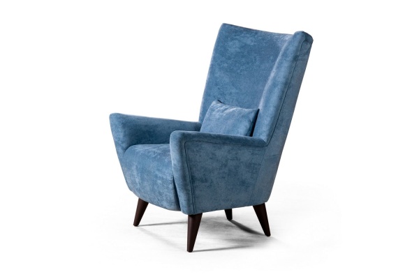 Кресло Dublin велюр синий от интернет-магазина IDODOM.RU