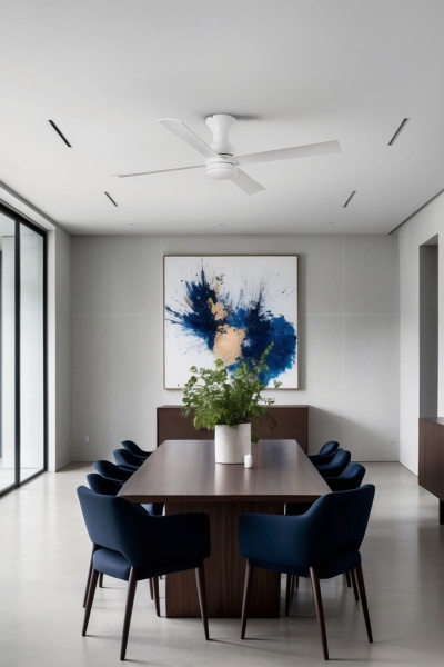 Вентилятор белый Fraser SMART от интернет-магазина IDODOM.RU