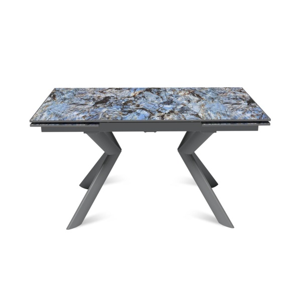 Стол раскладной Bridge (140+40+40), керамика глянцевая Lemurian Blue от интернет-магазина IDODOM.RU