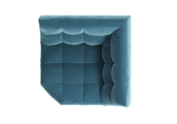 Диван ДеИтали™️ Макс угловой - Эконом микровелюр