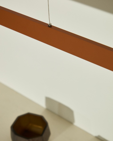 Подвесной светильник Boadella из алюминия с терракотовой отделкой от интернет-магазина IDODOM.RU