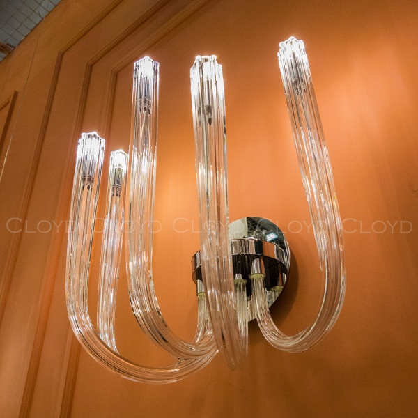 Бра Cloyd AEDA W5 / шир. 35 см - хром (арт.20465) от интернет-магазина IDODOM.RU