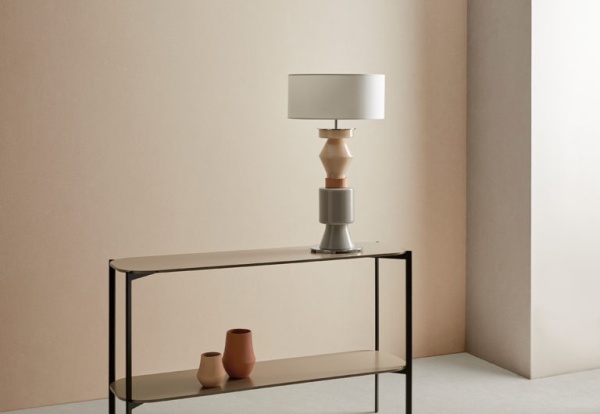 Настольная лампа Kitta Ponn хромированный металл, белый абажур 801011/41 от интернет-магазина IDODOM.RU