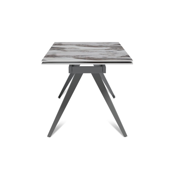 Стол раскладной Asti (140+40+40), керамика глянцевая Pandora от интернет-магазина IDODOM.RU