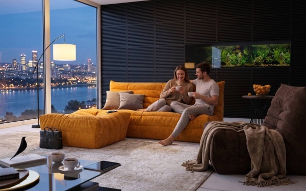 Кресло ДеФранс™️ 1-местное - Эконом микровелюр