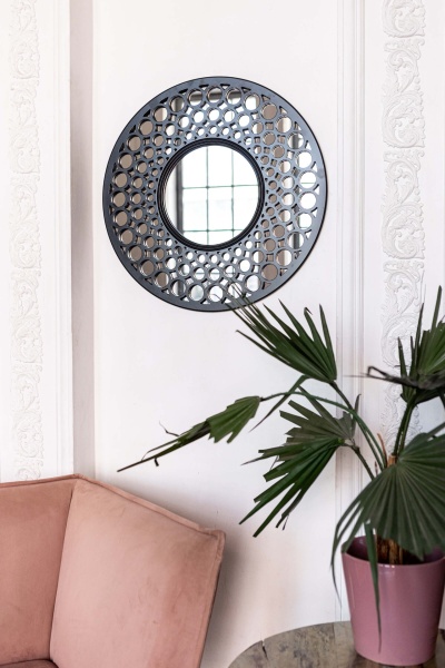 Зеркало Round Black от интернет-магазина IDODOM.RU