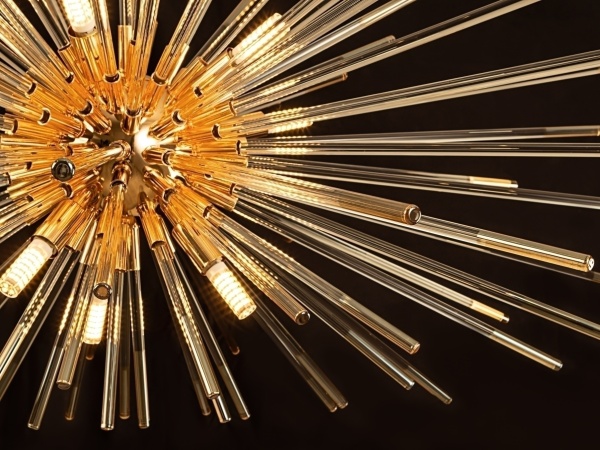 Подвесной светильник Evasion DIM 9L золото от интернет-магазина IDODOM.RU