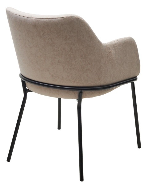 Стул Lancaster, велюр белый от интернет-магазина IDODOM.RU