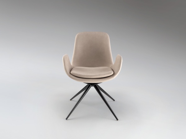 Zuna Кресло поворотное бежевое от интернет-магазина IDODOM.RU