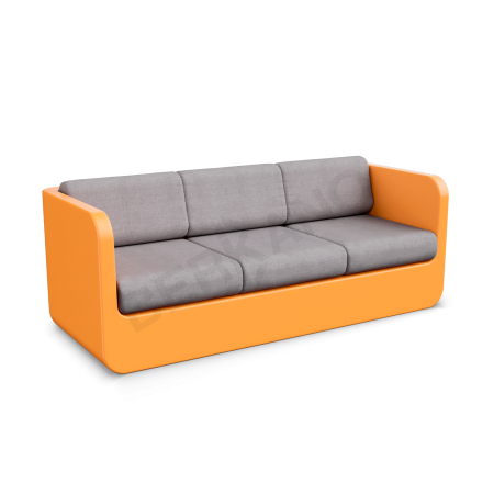 Диван Grace с подушками Orange, Gray