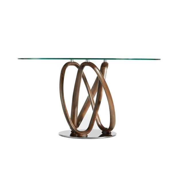 Круглый обеденный стеклянный стол DT801 /1021 Ø120 от интернет-магазина IDODOM.RU