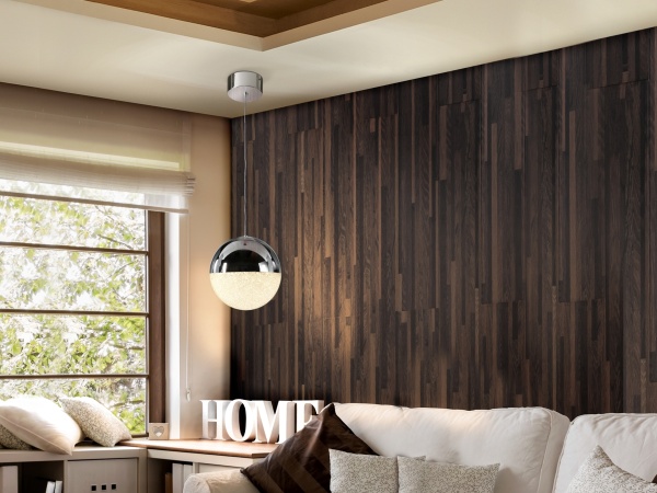 Подвесной светильник Sphere 1L LED Ø20 хром от интернет-магазина IDODOM.RU