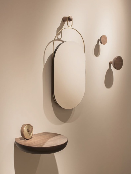 Зеркало Eslabon орех/золотой металл от интернет-магазина IDODOM.RU