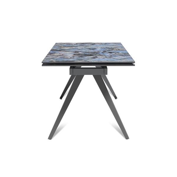 Стол раскладной Asti (140+40+40), керамика глянцевая Lemurian Blue от интернет-магазина IDODOM.RU