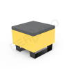 Скамейка Brick 60 Yellow, Dark grey