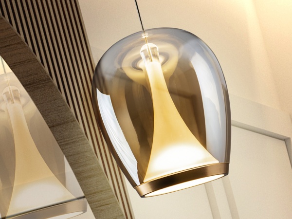 Suspiro Подвесной светильник золотой/янтарный D25 от интернет-магазина IDODOM.RU