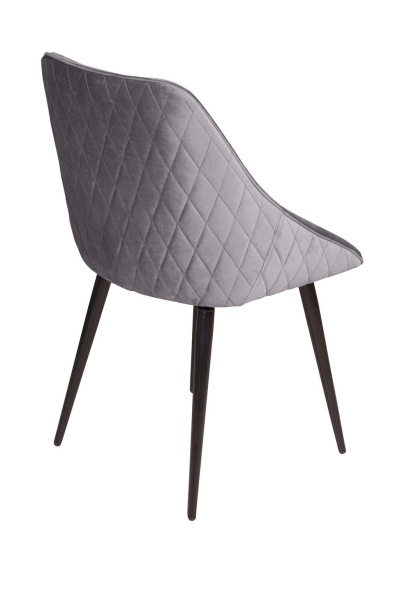 Стул Neo ромб, поворотный на 90 градусов, функция возврата, антишум, бархат серый 27/опора конус от интернет-магазина IDODOM.RU