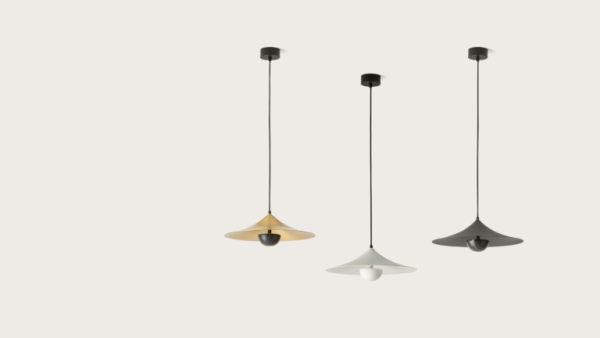 Подвесной светильник Hat черный металл/черный мрамор от интернет-магазина IDODOM.RU