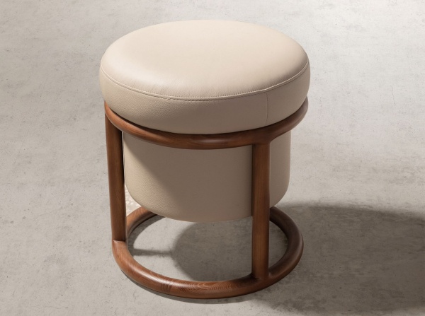 Пуф 5176 из экокожи цвета норки от интернет-магазина IDODOM.RU