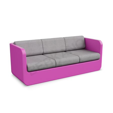 Диван Grace с подушками Royal Purple, Gray