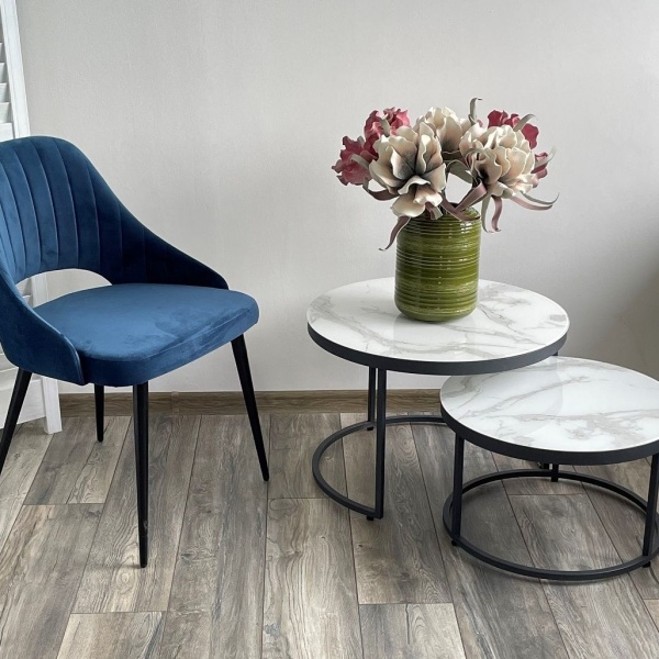 Журнальный стол Edwin стекло светлый от интернет-магазина IDODOM.RU