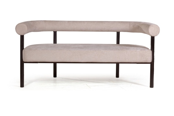 Диван Biggi, шенил Puffy beige / опоры черные от интернет-магазина IDODOM.RU