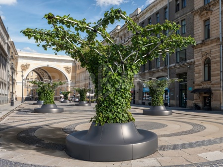 Цветочная инсталляция lnterstellar d520 h390 Snow White от интернет-магазина IDODOM.RU