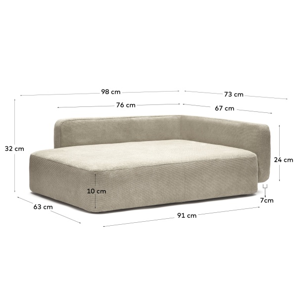 Bowie cover for large bed for pets in beige от интернет-магазина IDODOM.RU