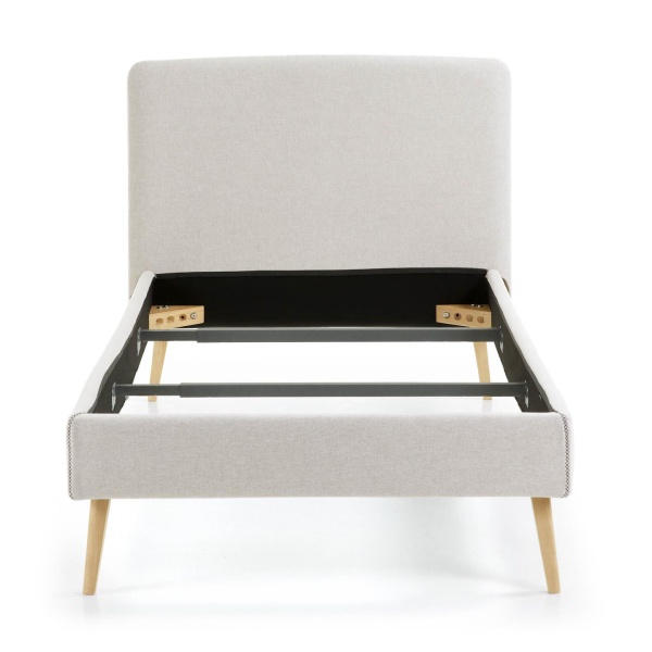 Кровать Lydia 90х190 бежевая от интернет-магазина IDODOM.RU