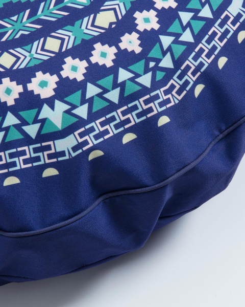 Пуф Aideen Ø60 синий от интернет-магазина IDODOM.RU