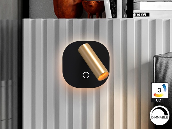 Biblos Бра с ридером черный/золотой от интернет-магазина IDODOM.RU