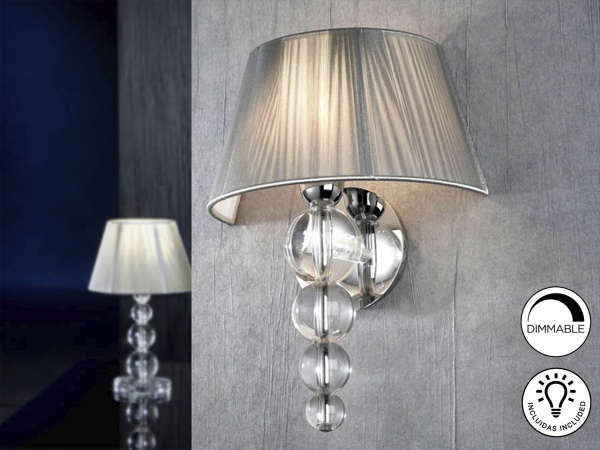 Бра Mercury прозрачный / хром от интернет-магазина IDODOM.RU