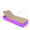 Шезлонг Grace Deep Violet, Toffee