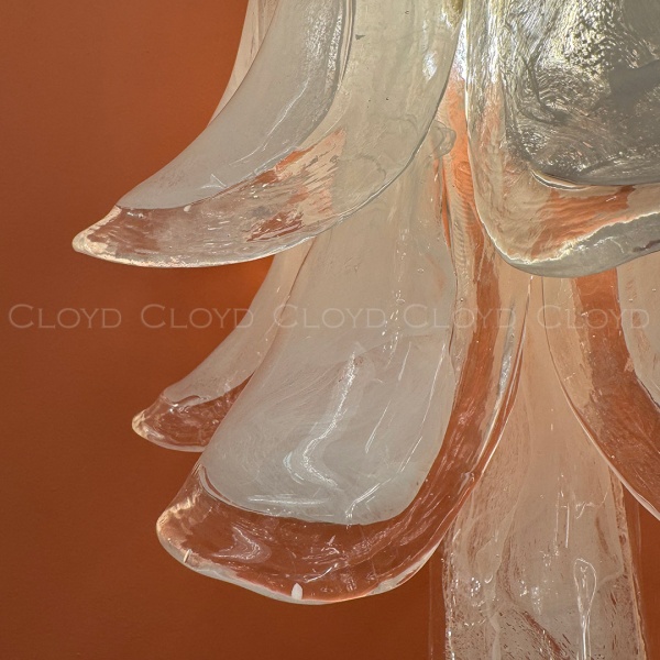 Бра Cloyd AZORES-B W2 / выс. 42 см - латунь светл. - бело-прозрачн.стекло (арт.20471) от интернет-магазина IDODOM.RU