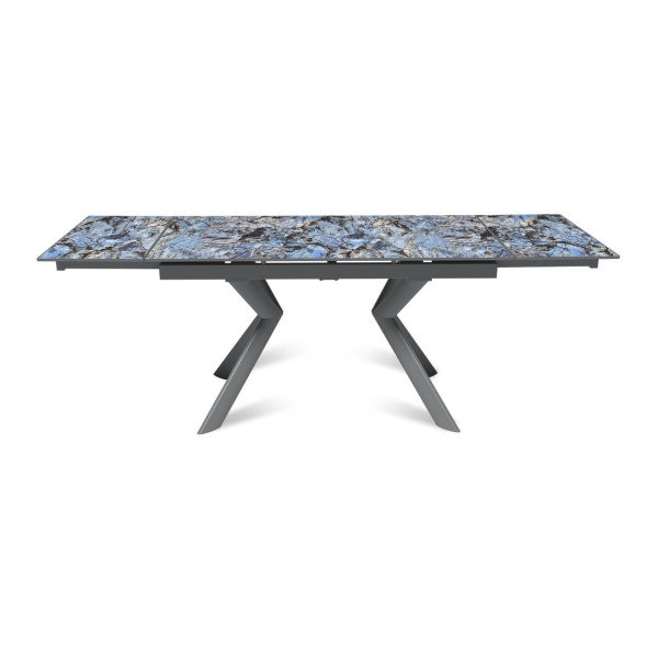 Стол раскладной Bridge (140+40+40), керамика глянцевая Lemurian Blue от интернет-магазина IDODOM.RU