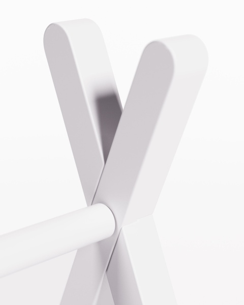 Maralis Детская напольная вешалка-вигвам из массива бука с белой отделкой от интернет-магазина IDODOM.RU