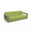 Диван Quarter lounge с подушками темно-зеленого цвета, аксессуар зеленого цвета