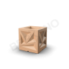Кашпо Icelandic Cube DB Terracotta