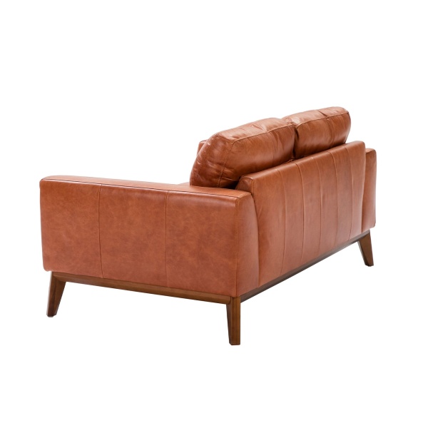 Диван из кожи KF1016-2P /6046 светло-коричневый от интернет-магазина IDODOM.RU