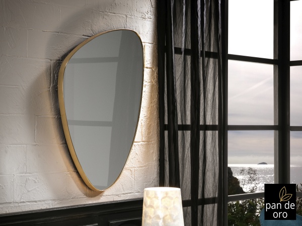 Зеркало треугольное Orio 84х55 золото от интернет-магазина IDODOM.RU