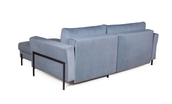 Fiji диван-кровать с шезлонгом, велюр от интернет-магазина IDODOM.RU