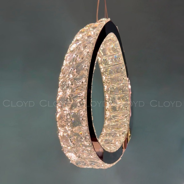 Подвесной светильник Cloyd INEZ P1 / выс. 32 см - хром (арт.11566) от интернет-магазина IDODOM.RU