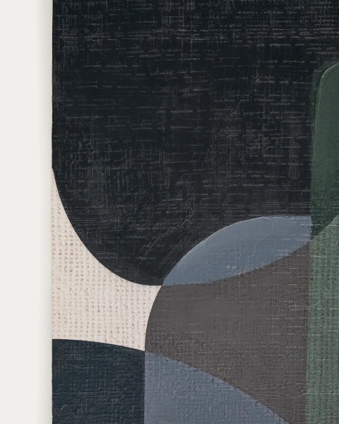 Nemsa абстрактный холст в сине-зеленых тонах, 90 x 60 см от интернет-магазина IDODOM.RU