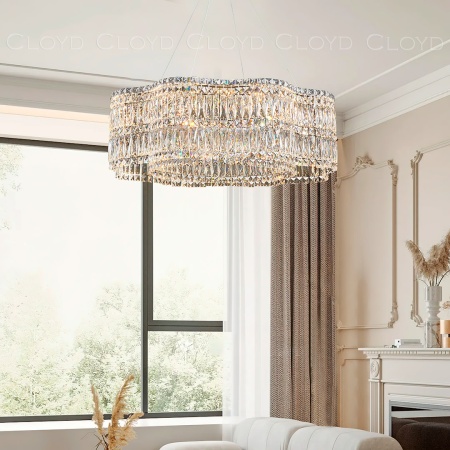 Люстра Cloyd ANTREA-B C1 / Ø50 см - хром (арт.11626) от интернет-магазина IDODOM.RU