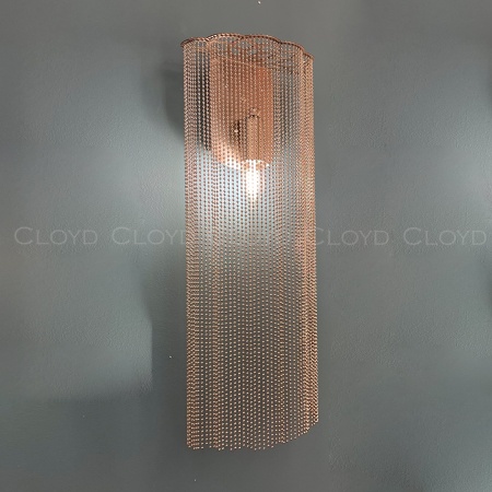 Бра Cloyd ONASSIS W1 / выс. 50 см - никель сатин (арт.20403) от интернет-магазина IDODOM.RU