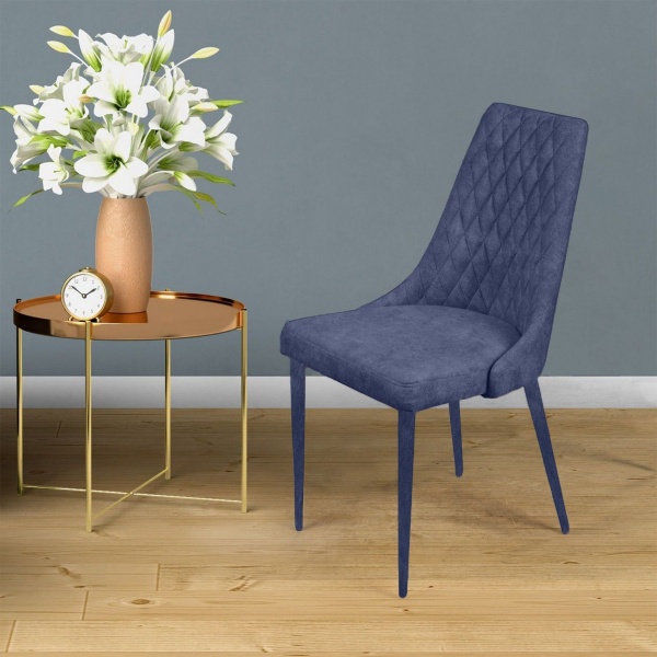 Стул CONNOR LUXE, бархат синий 29/конус от интернет-магазина IDODOM.RU