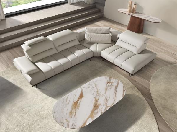 Консоль 3284 из керамики в мраморной отделке и ореха от интернет-магазина IDODOM.RU