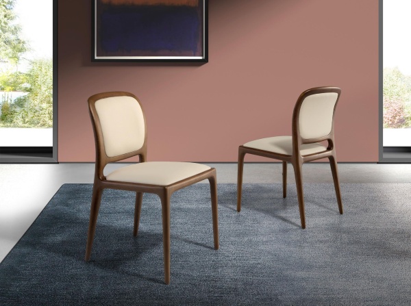 Стул 4169/CH-24075 из кремовой экокожи от интернет-магазина IDODOM.RU