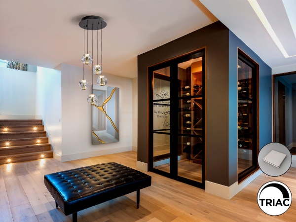 Люстра Zaria 5L- черный/золотой D30 DIM от интернет-магазина IDODOM.RU