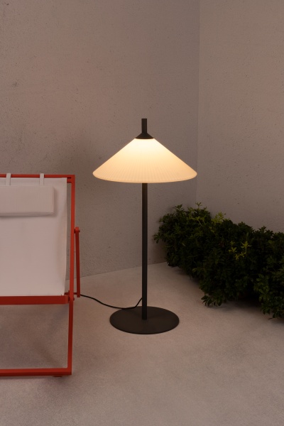 Торшер уличный Saigon серый / белый мат. 1М R55 от интернет-магазина IDODOM.RU